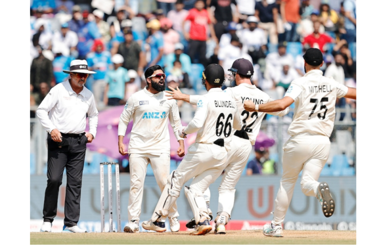 India vs New Zealand 3rd test match: New Zealand whitewashes India 3-0.